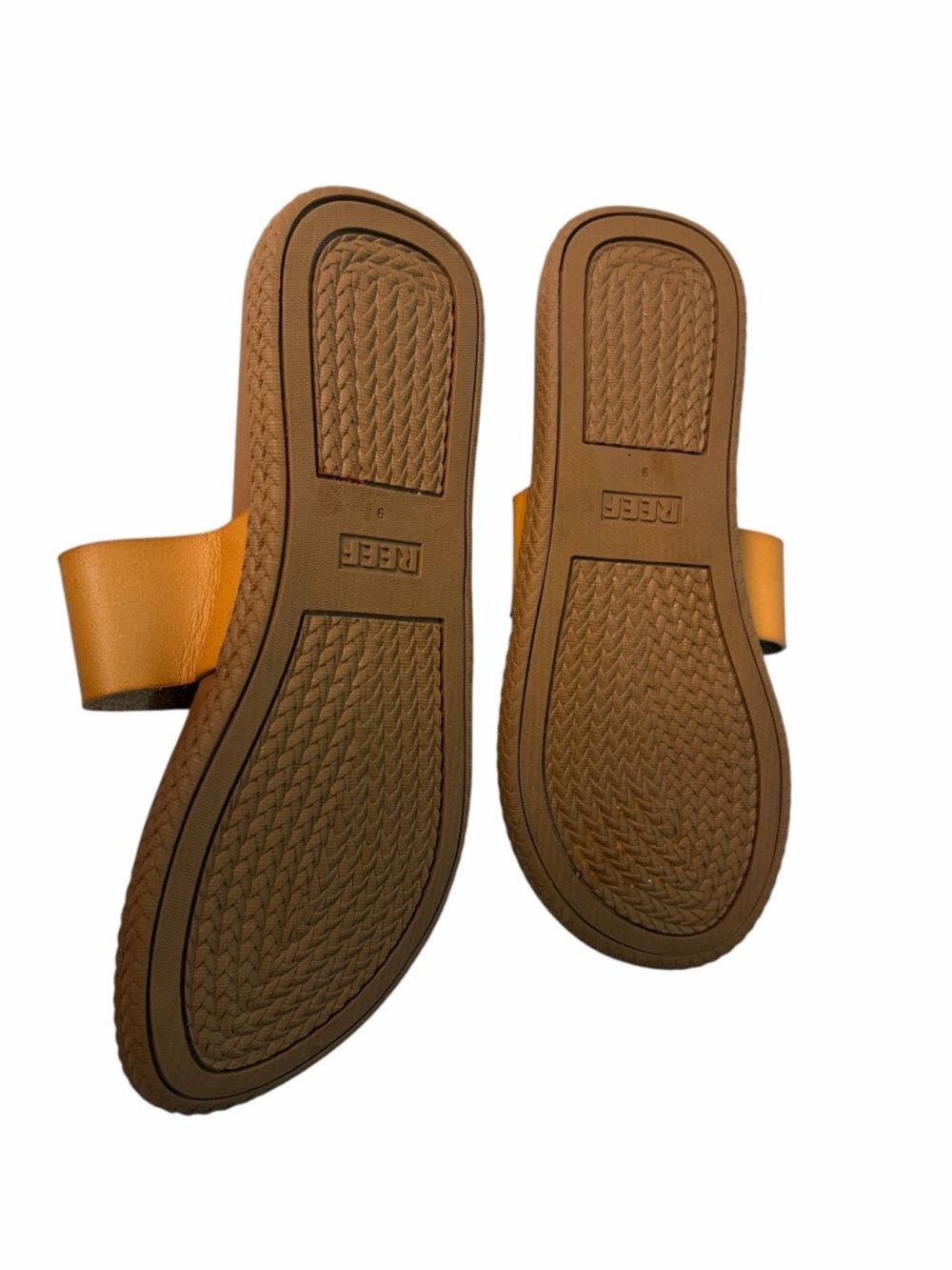 Reef Cushion Sol Size 9 Sandals Natural Tan Flip Flops Thong - Picture 8 of 9